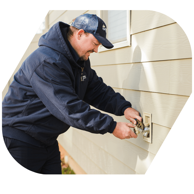 outdoor water spigot